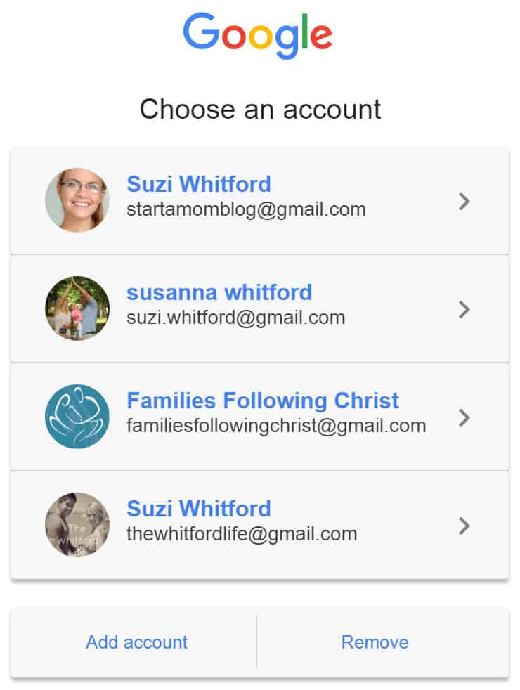 email accounts