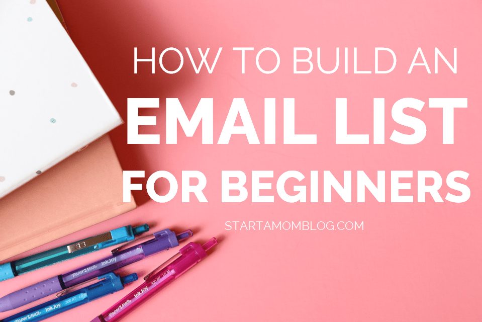 how to build an email list beginners