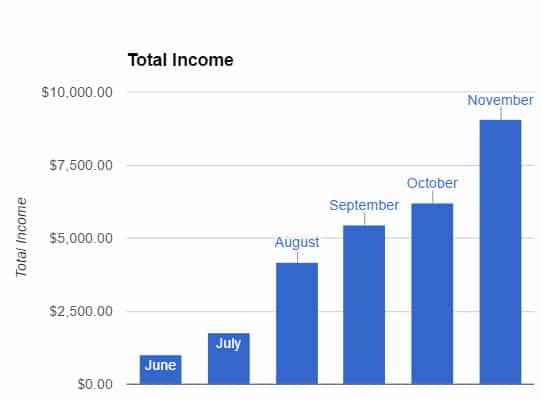 income chart startamomblog.com