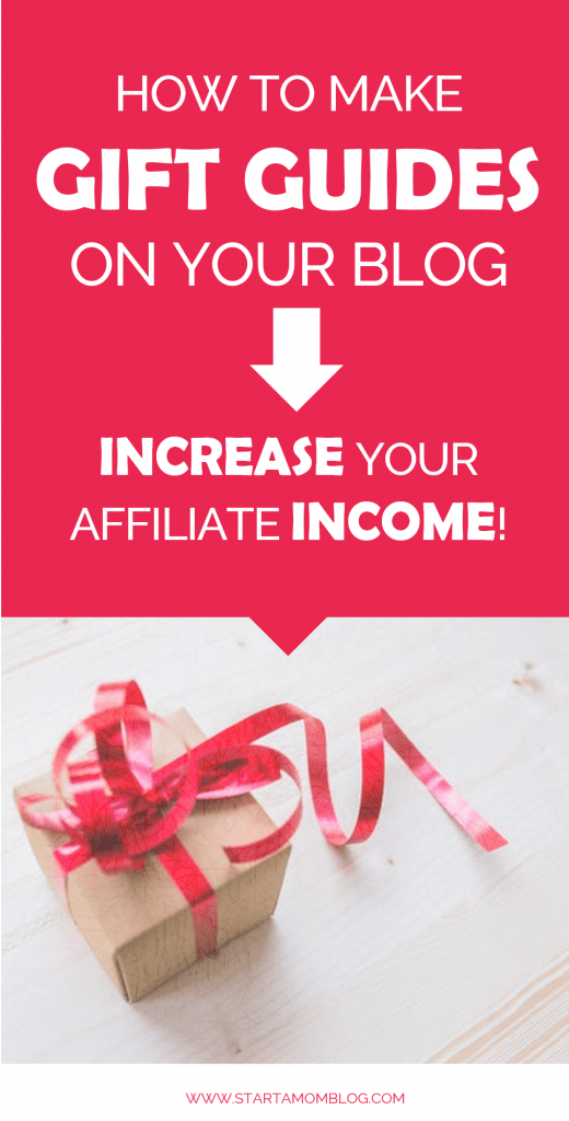how to create gift guides to increase your blog affiliate income