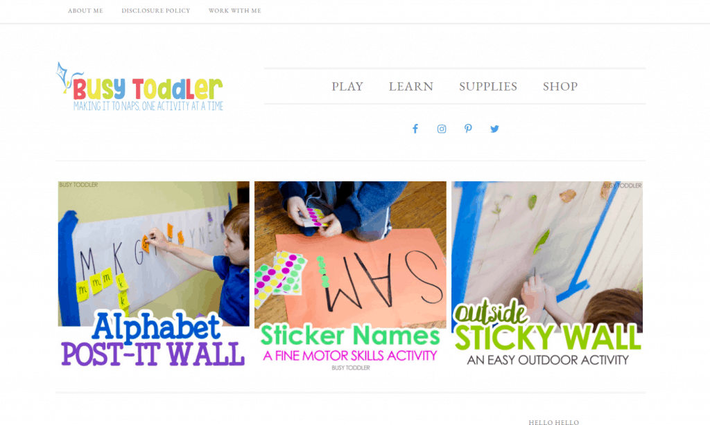 busy toddler blog idea that makes money kids activity blog