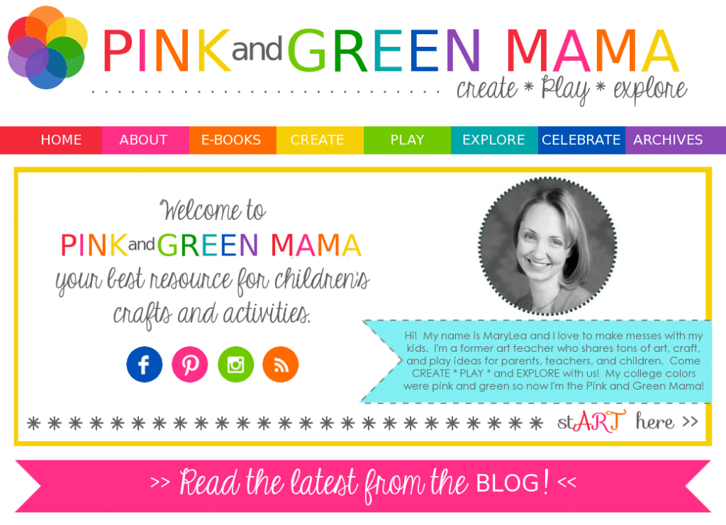 pink and green mama