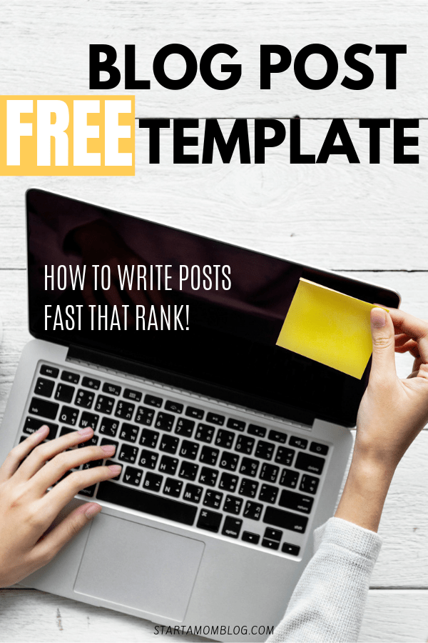 How to write your first blog post + free template