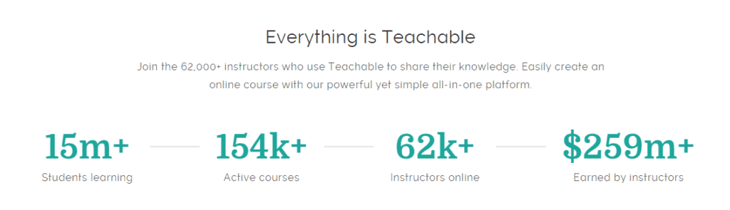 teachable totals