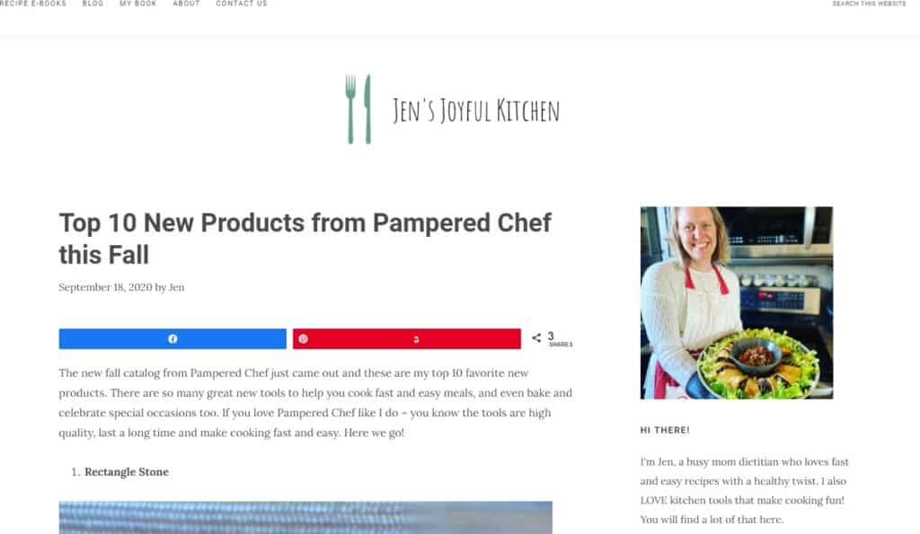 Pampered Chef - We agree with Jen, there's beauty in the simple