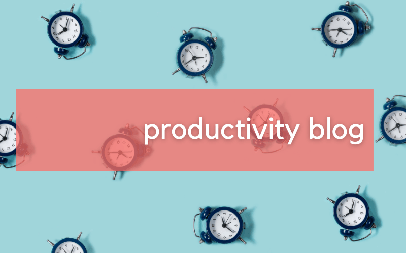 types of blogs that make money - productivity blogs