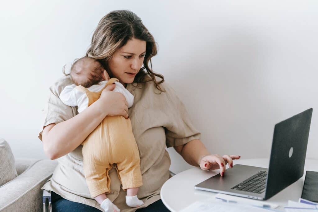 online jobs for moms with babies section marker