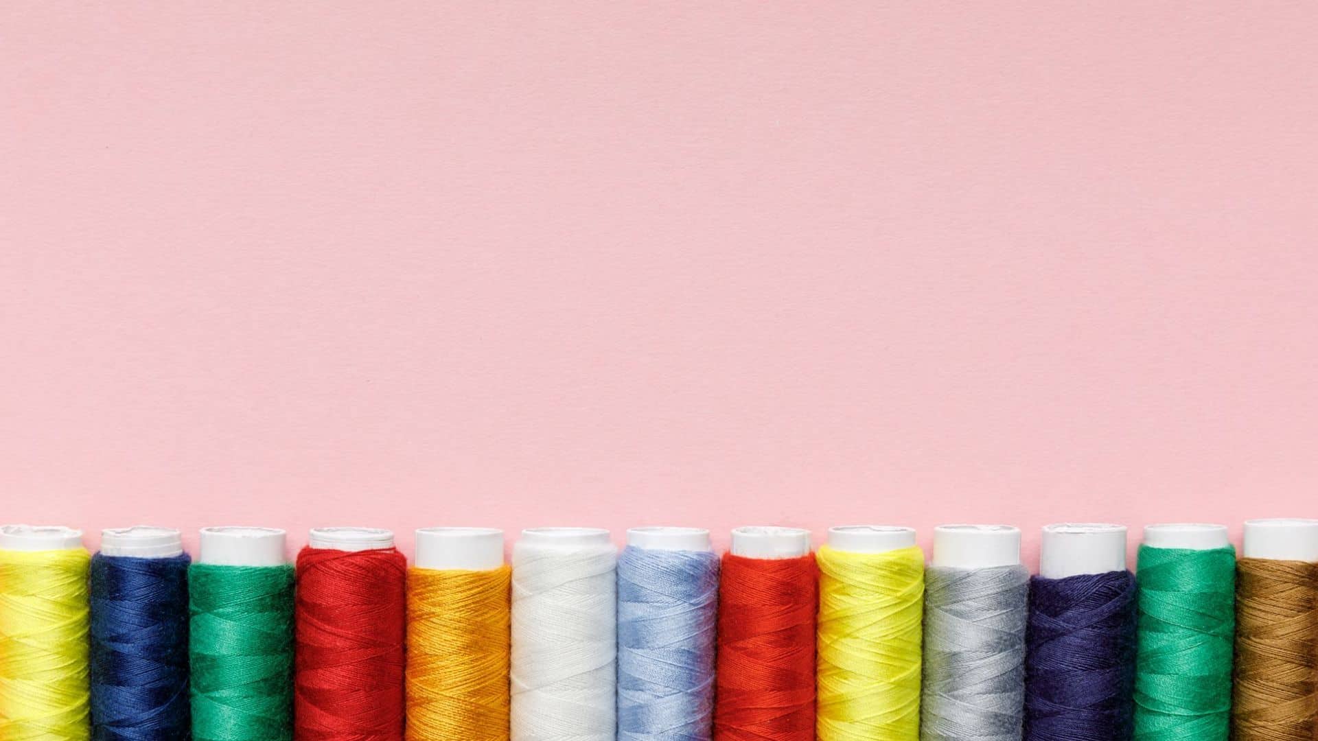 colorful sewing threads